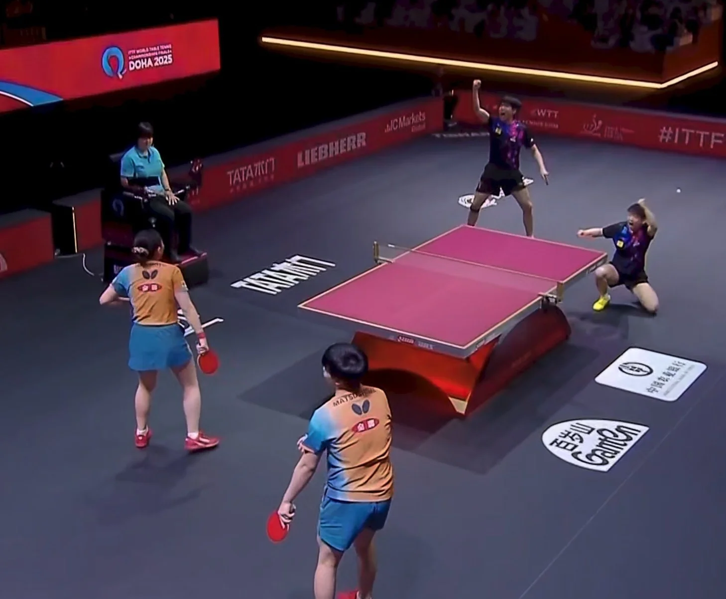 德国队险胜奥地利队，张继科点燃赛场