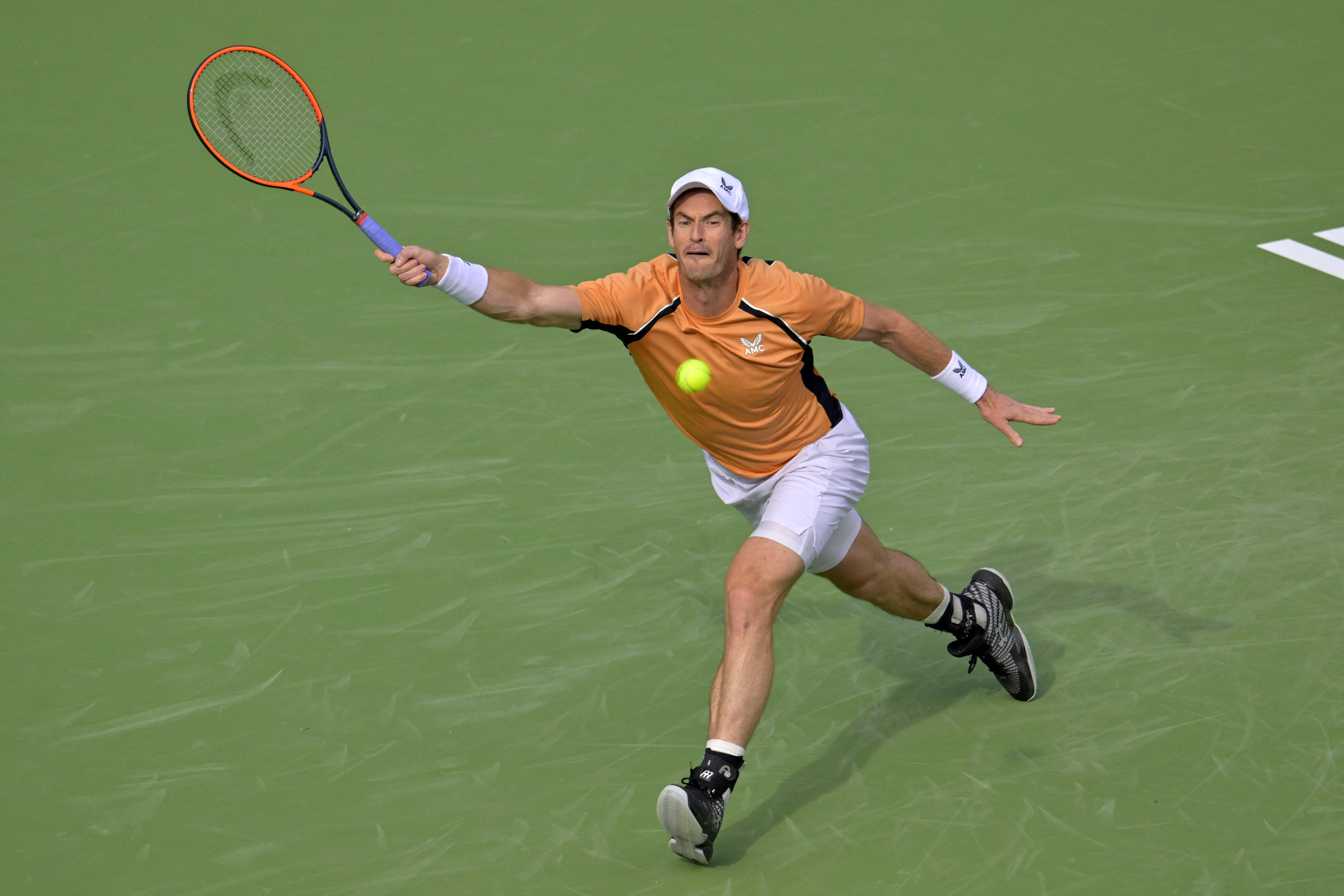 美国网球队鏖战英国网球队，穆雷爆发神勇